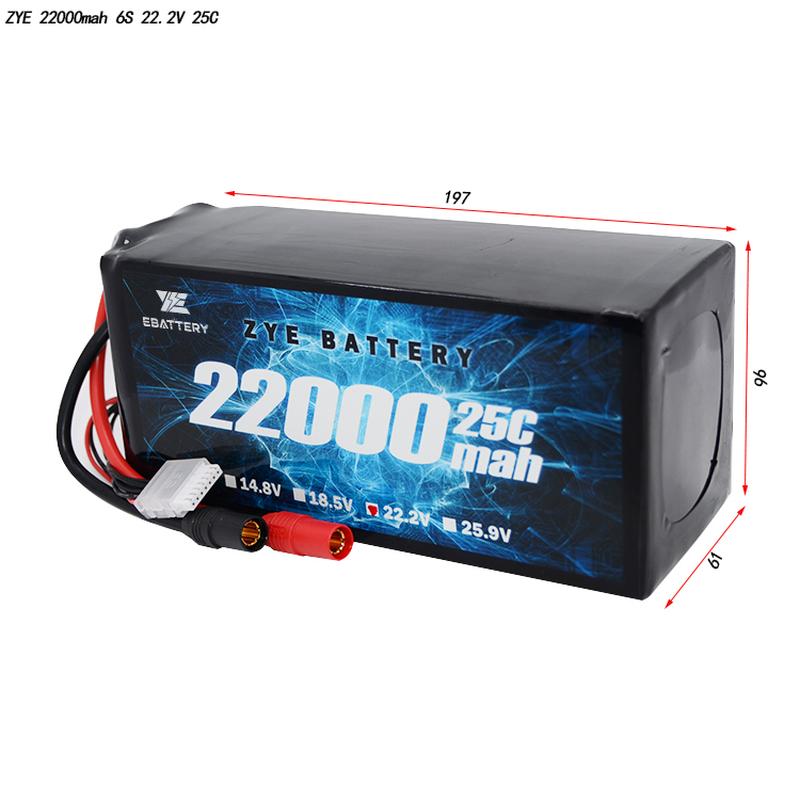 22000 mAh 14s lipote baterie