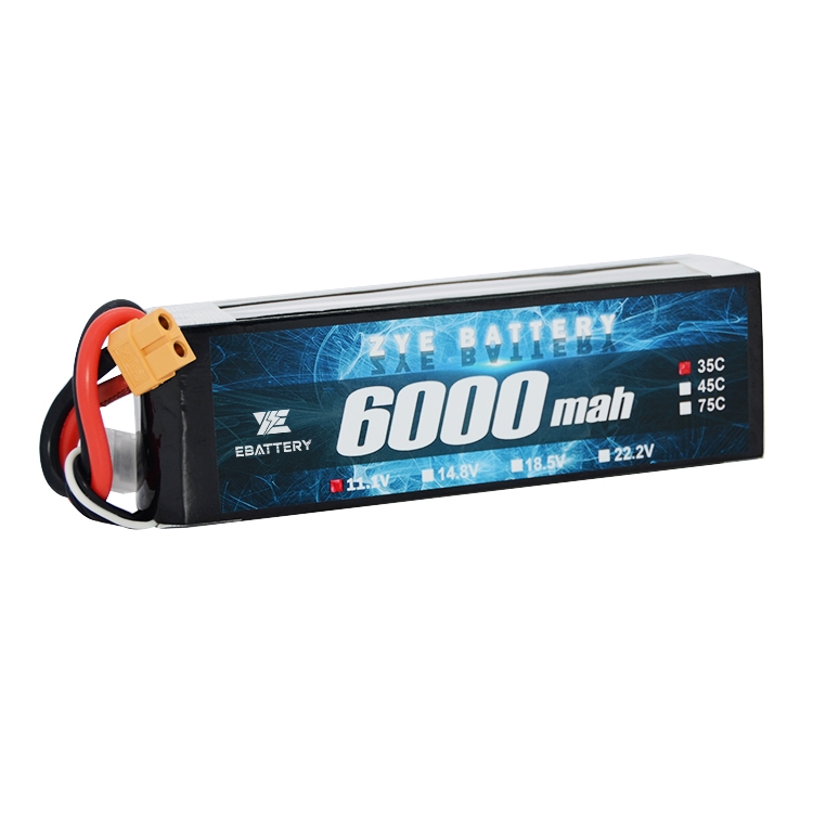 3S Lipo baterie 6000mAh 60C 11,1v Lipo baterie